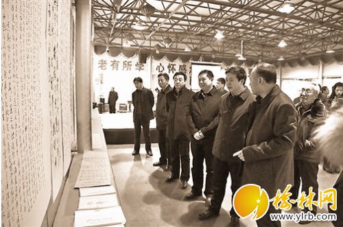 吴堡县首届书法临帖展