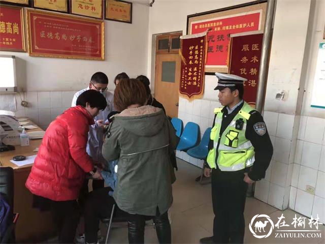 靖边：人民交警为人民 救死扶伤见真情