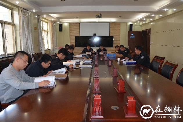 靖边县公安局交警大队开展第三季度案卷考评工作