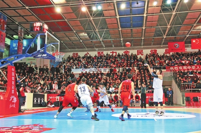 陕西省男子篮球联赛总决赛在榆林打响