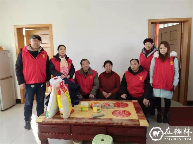 榆阳区定慧寺社区开展春节送温暖慰问活动