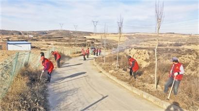 榆阳区古塔镇开展了为期一个月的人居环境整治大行动