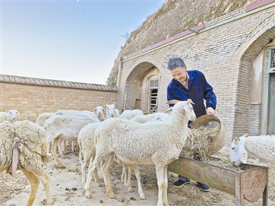 定边县闫塘村村民梁元忠：如今日子好着哩！