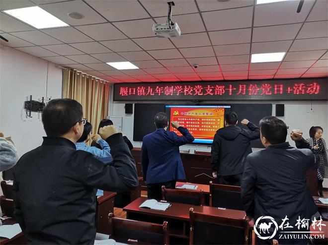 西乡县堰口镇九年制学校扎实开展十月主题党日活动