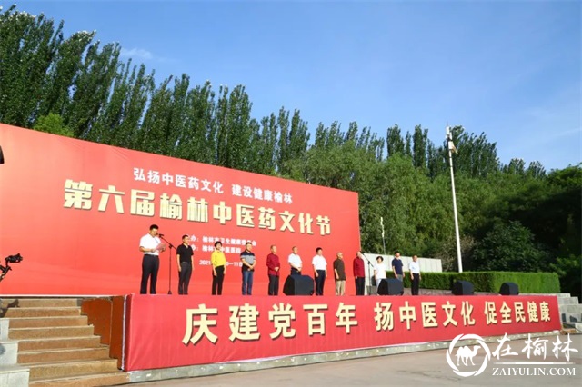 第六届榆林中医药文化节在世纪广场开幕