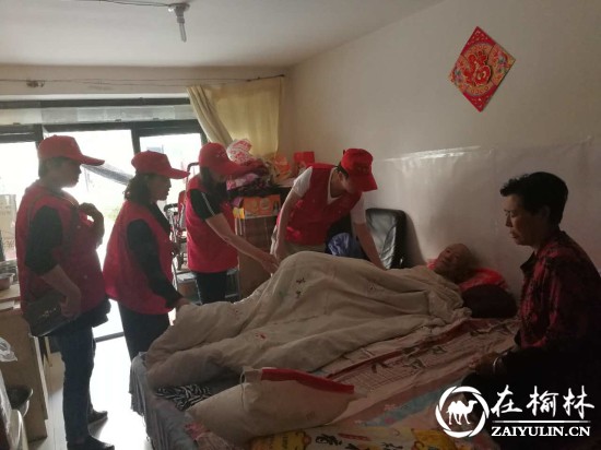 榆阳区望湖路社区开展&ldquo;红色先锋&rdquo;助残慰问活动