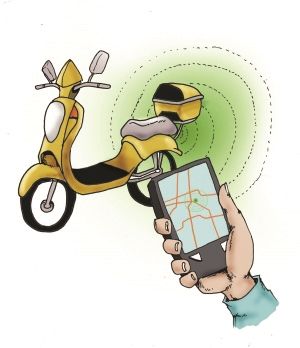 盗贼偷价值2800元自行车 怎料车子装GPS