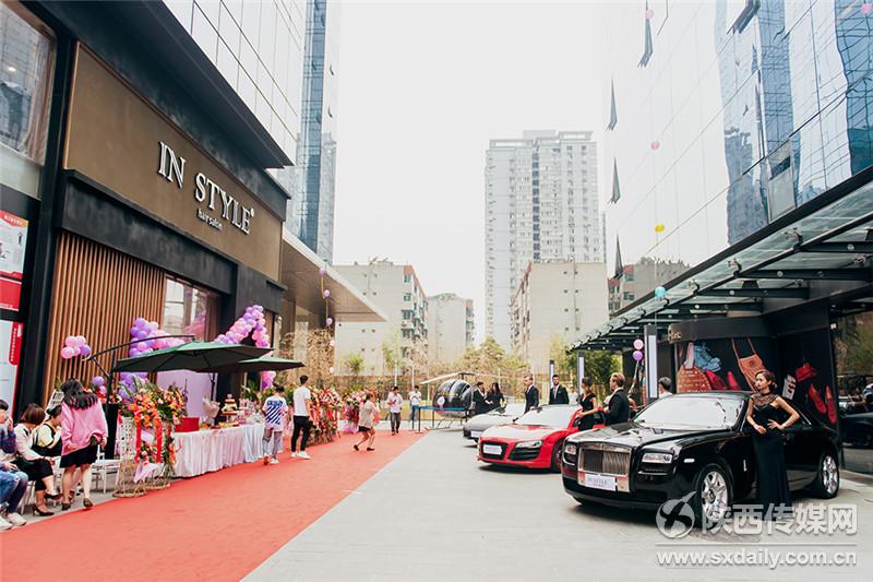 小杰伦华修凯现场助阵IN STYLE造型西安店开业典礼