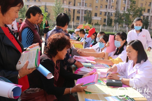 榆阳区金榆社区:科普文化进社区 宣传知识惠民生