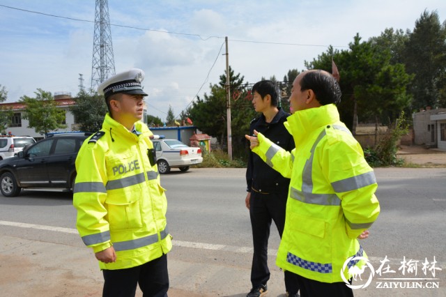 靖边交警国庆假期严查各类交通违法行为