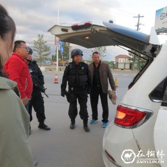 靖边县公安局特警大队联勤巡逻防控
