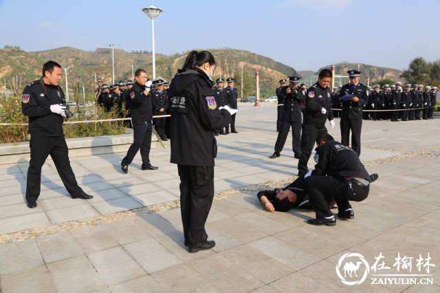 绥德公安反恐处突应急演练上演警匪大片