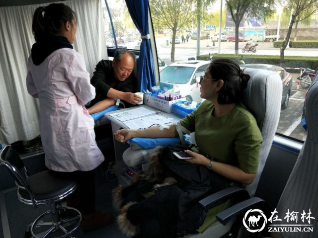 榆阳区金阳社区组织无偿献血 搭起生命的红色桥梁