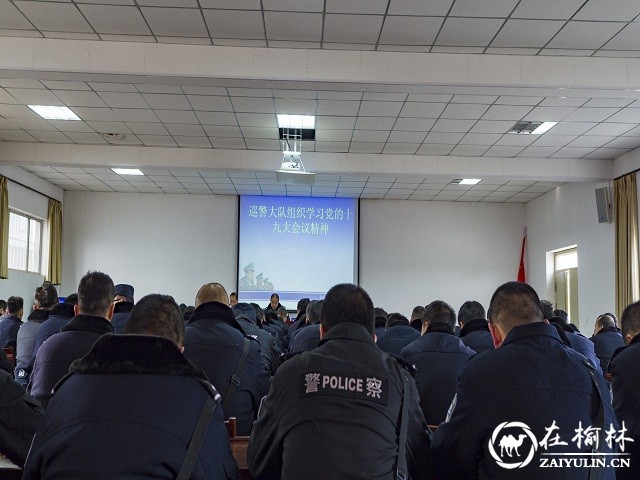 以党的十九大精神为引领推动靖边公安巡特警工作再上新台阶