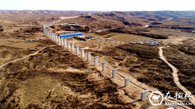 蒙华铁路靖边联合村特大桥主体工程顺利完工