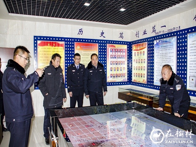 省公安厅深入靖边巡特警大队检查验收“一级巡警大队”评定工作
