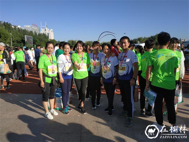 靖边公安民警积极参加2018年榆林国际马拉松比赛