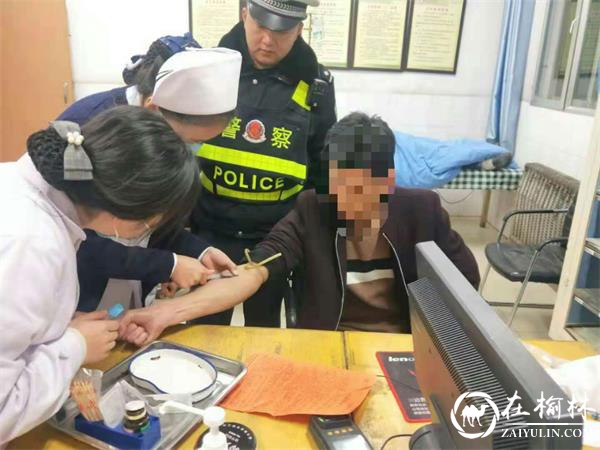 靖边交警夜查酒驾筑牢冬季道路交通安全管理防线