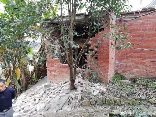 四川自贡市荣县发生4.9级地震 地震造成2人死亡