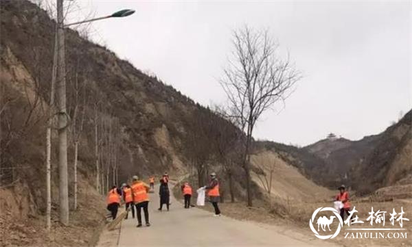 子洲县双湖峪街道办开展环境卫生整治行动
