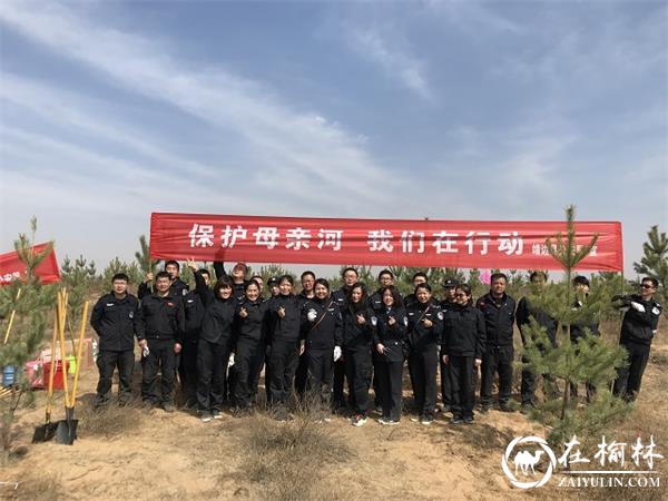 靖边县公安局积极组织民警开展义务植树活动