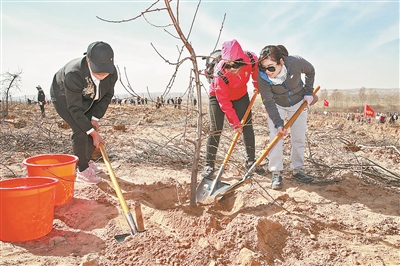 榆林市创建国家森林城市誓师大会侧记