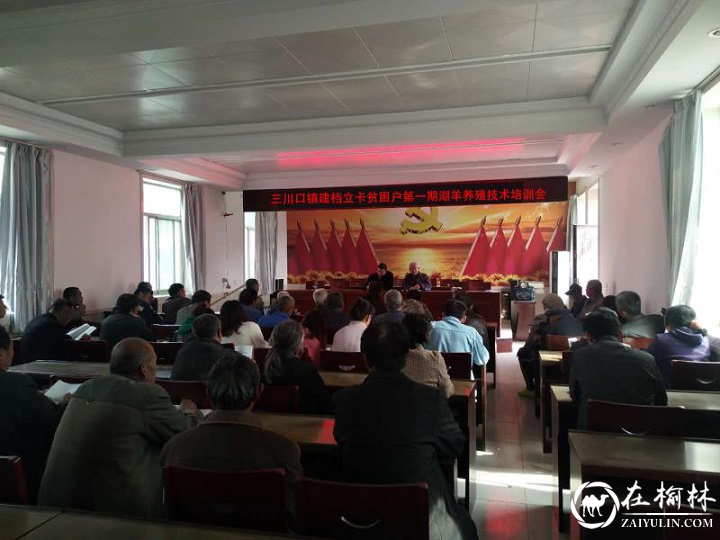 子洲县三川口镇举办建档立卡贫困户第一期湖羊养殖技术培训会