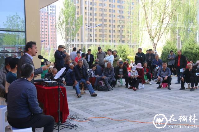 榆阳区金沙路街道金榆社区创文宣传进社区 传承文明新风尚