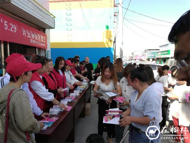 榆阳区金华路社区开展“5.29计生协会会员活动日”宣传活动