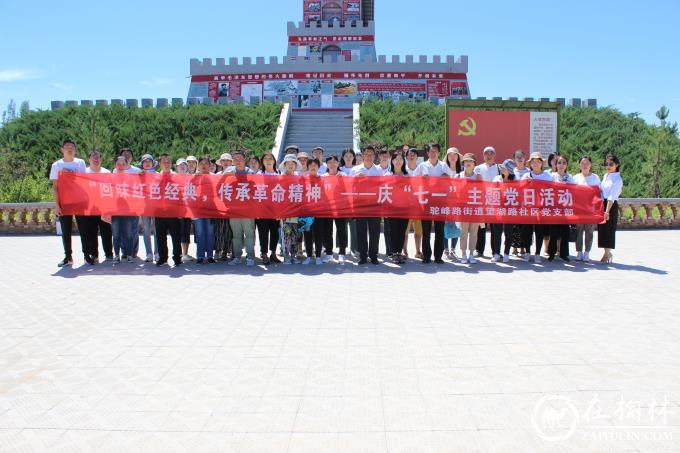 榆阳区驼峰办望湖路社区开展庆“七一”系列活动