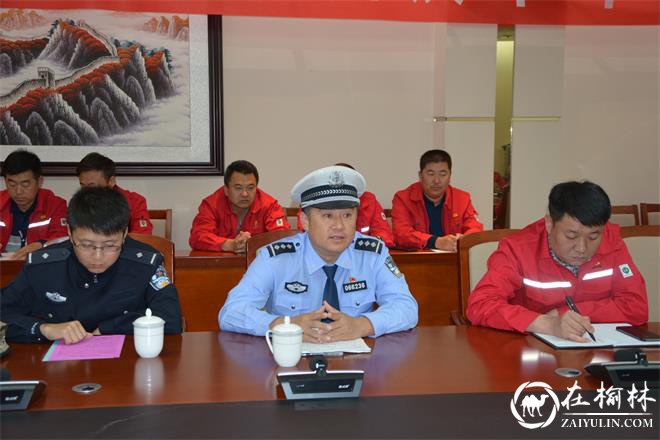 靖边交警开展节前交通安全宣传培训活动