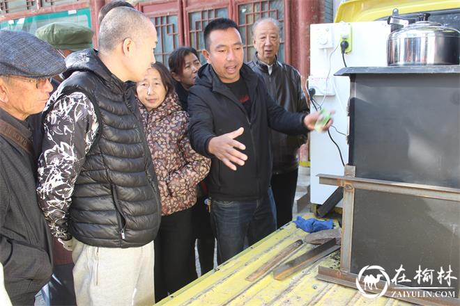 榆阳区新楼社区用活宣传形式开展散煤治理宣传