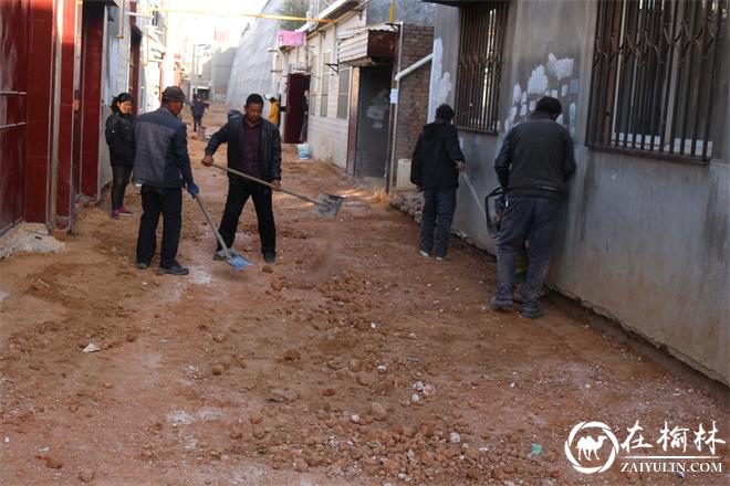 无量殿北墙巷道施工中