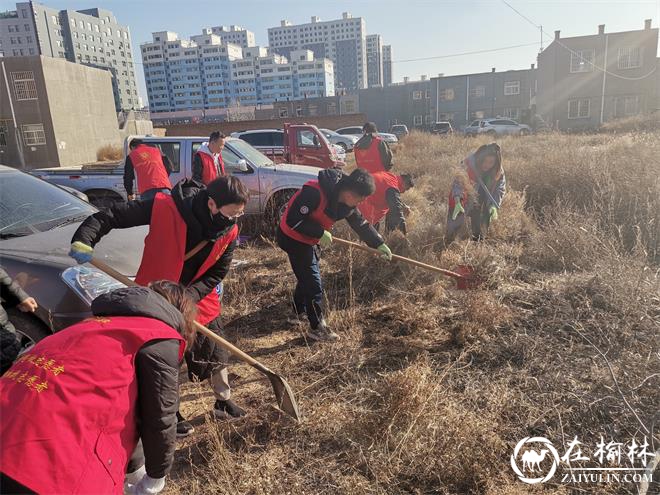 榆阳区驼峰办望湖路社区：在职党员进社区 不忘初心践使命