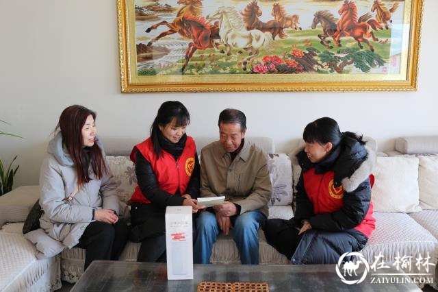 榆阳区桃源路社区：送学上门暖初心 主题教育不掉队