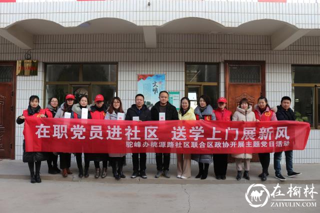 榆阳区桃源路社区：送学上门暖初心 主题教育不掉队