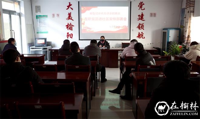 榆阳区东岳路社区在职党员积极投入疫情防控工作