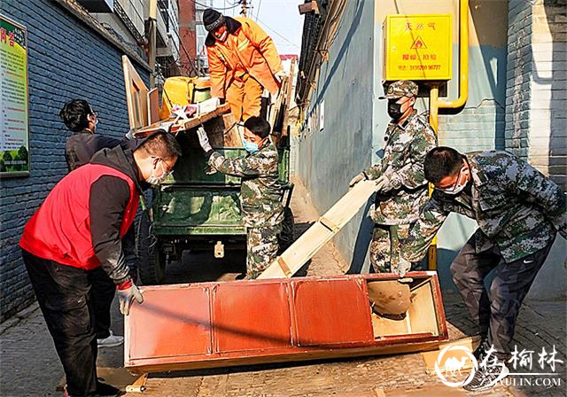 新明楼街道：“主题党日+人居环境整治”  街道环境焕新貌