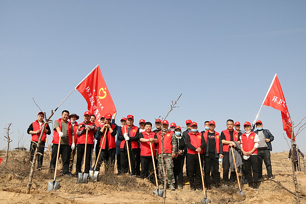 榆阳区：不负四月好春光 义务植树添新绿