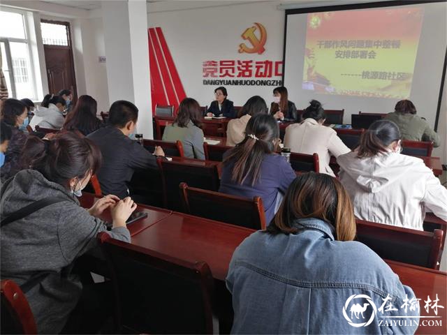 驼峰办桃源路社区：强化作风建设 切实为民服务