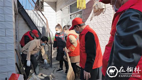 榆阳区鼓楼街道办：社区矫正人员助力人居环境大提升