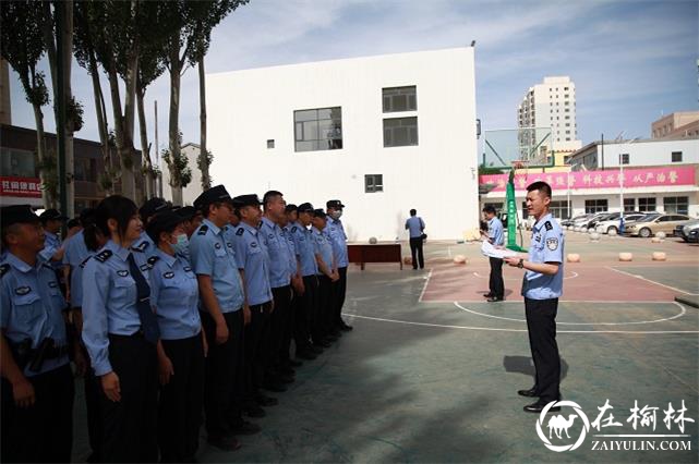 榆林市公安局对靖边县公安局全警实战大练兵“三达标”活动进行现场考核