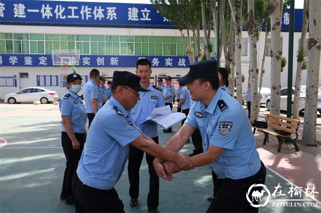 榆林市公安局对靖边县公安局全警实战大练兵“三达标”活动进行现场考核