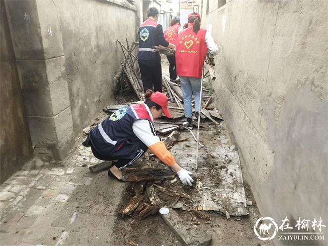 崇文办学院社区：同心协力共治理，美化家园齐动手