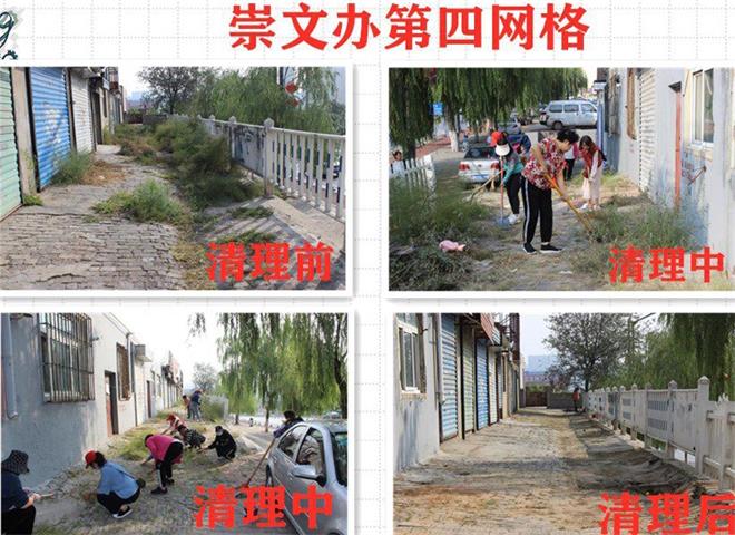 崇文路街道环境卫生整治网格化，网格员队伍成社区最亮丽的风景线