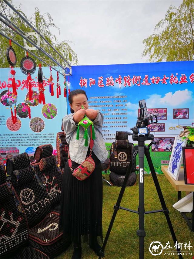 中国农民丰收节榆林会场 驼峰路街道妇女就业创业中心巾帼逐梦奔小康
