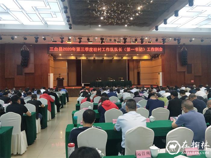 四川省三台县召开第三季度驻村工作队队长（第一书记）工作例会