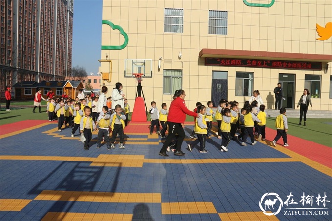 金沙路街道金榆社区：消防演练进校园 消防安全入人心