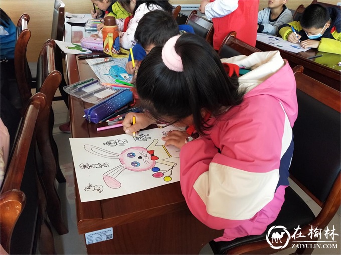 榆林学院志愿者走进航宇路社区幸福禾苗班开展动物主题美术课