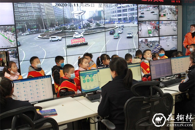 靖边公安指挥中心开展走进警营活动